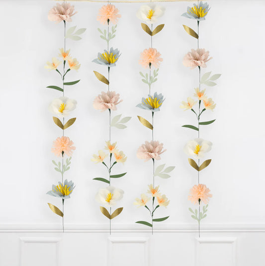 Pastel Flower Wall