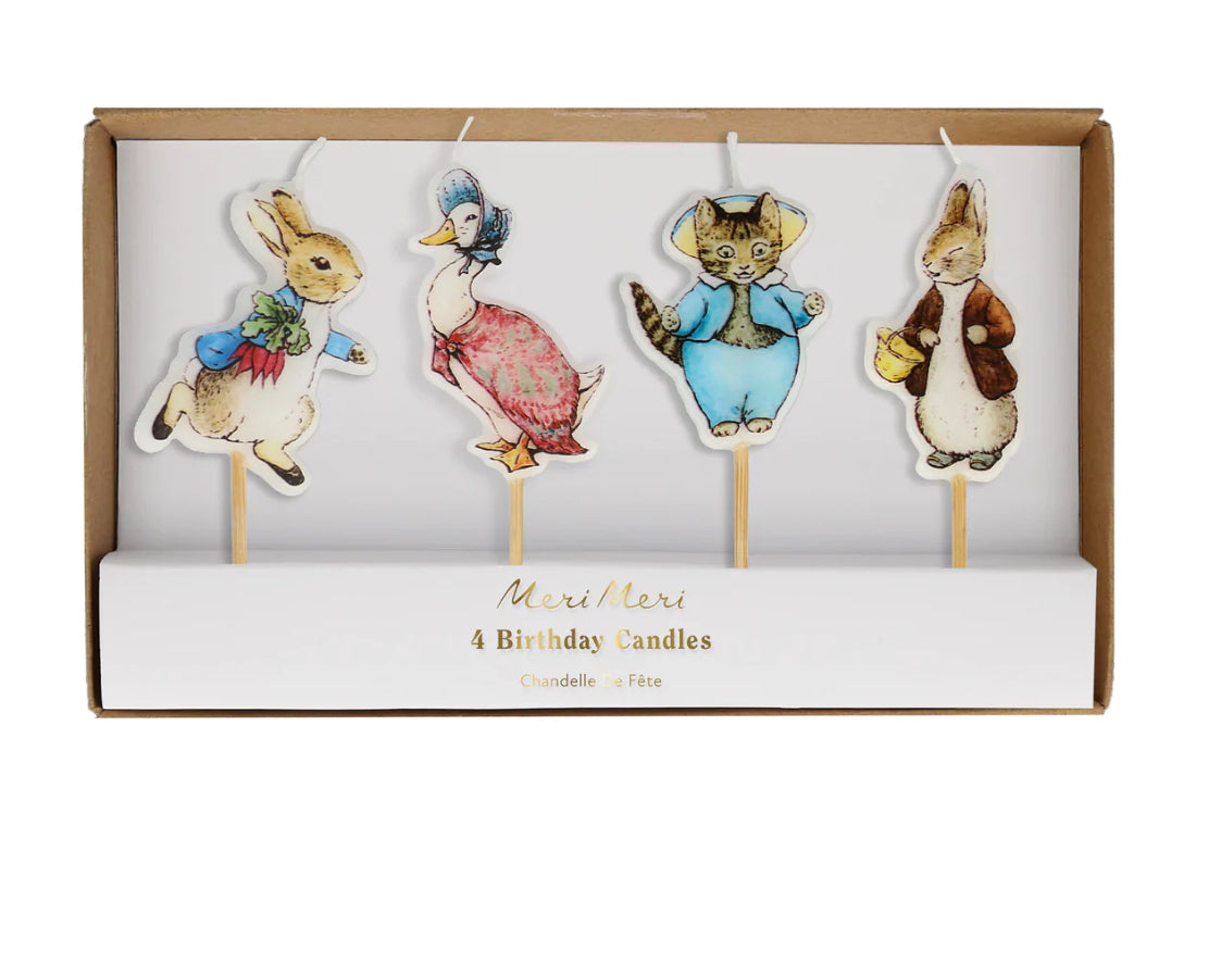 Peter Rabbit In The Garden Candles (x 4)