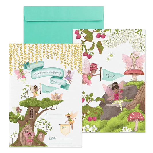 FAIRY BIRTHDAY PARTY INVITATIONS