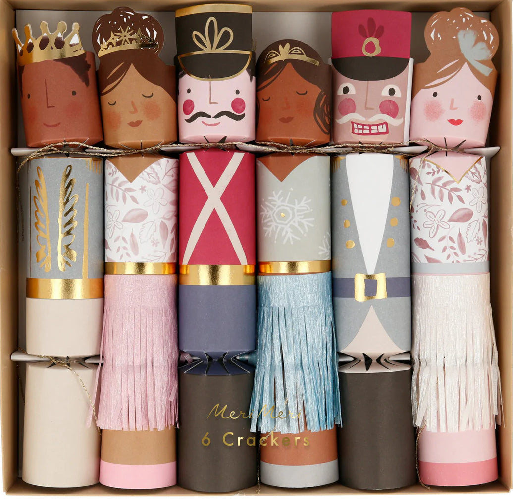 Nutcracker Character Medium Crackers (x 6)