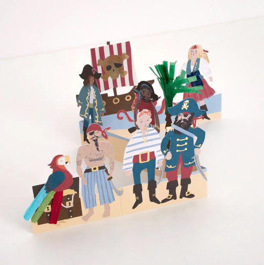 Carte d'anniversaire des pirates 