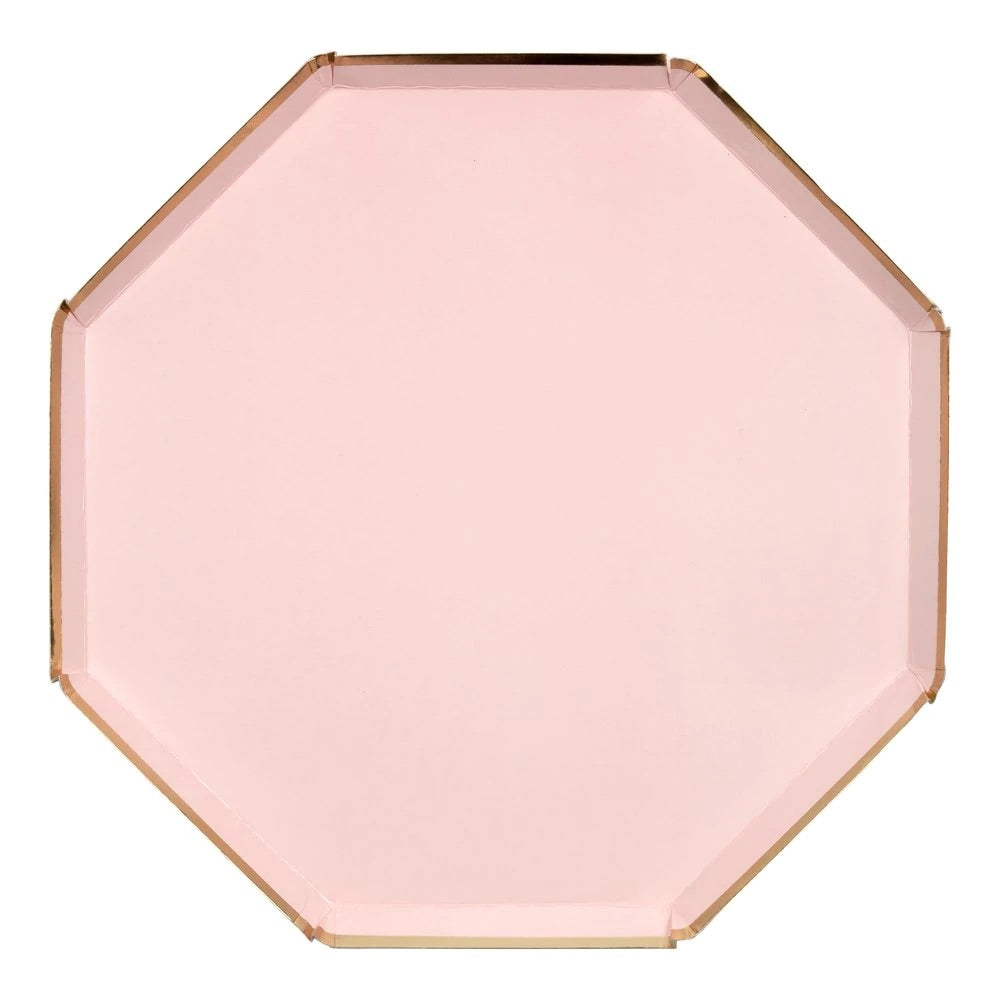 Dusky Pink Dinner Plates (set of 8)