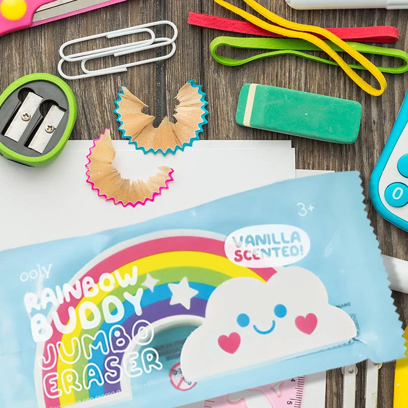 rainbow buddy scented jumbo eraser