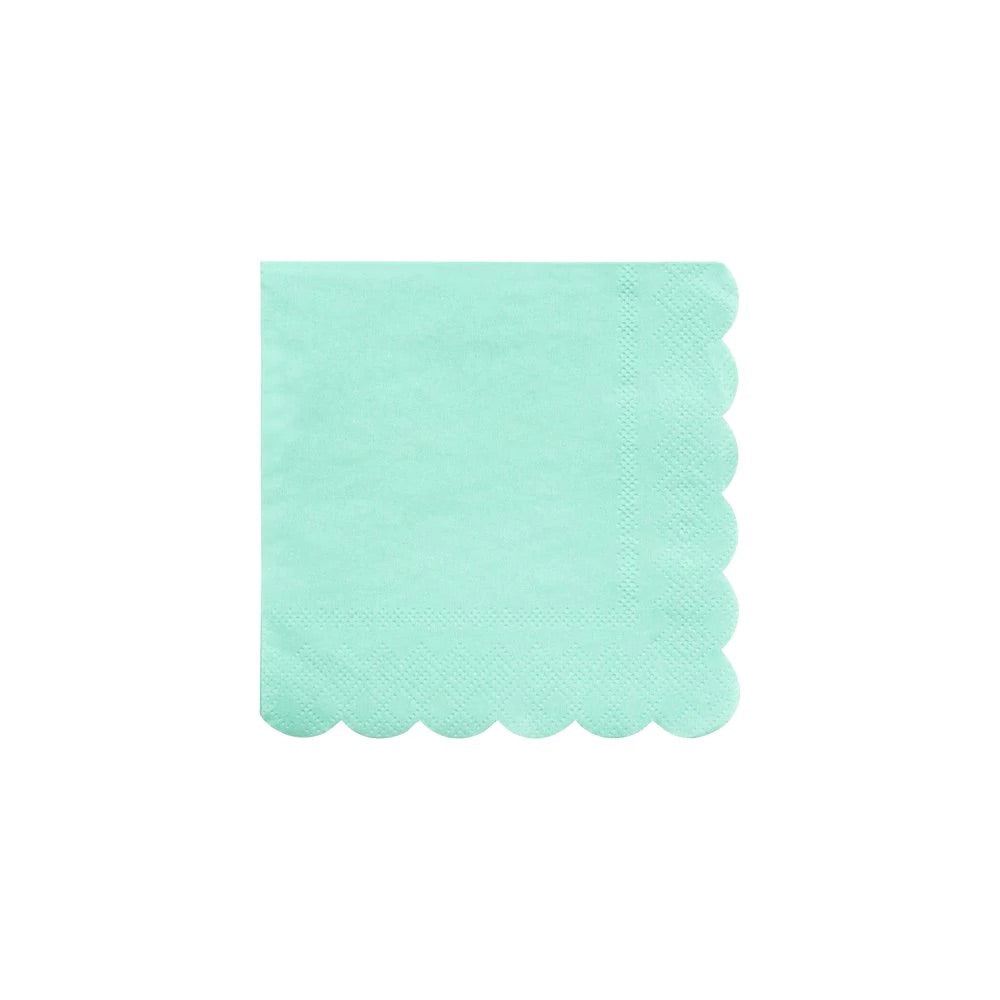 Mint small napkins