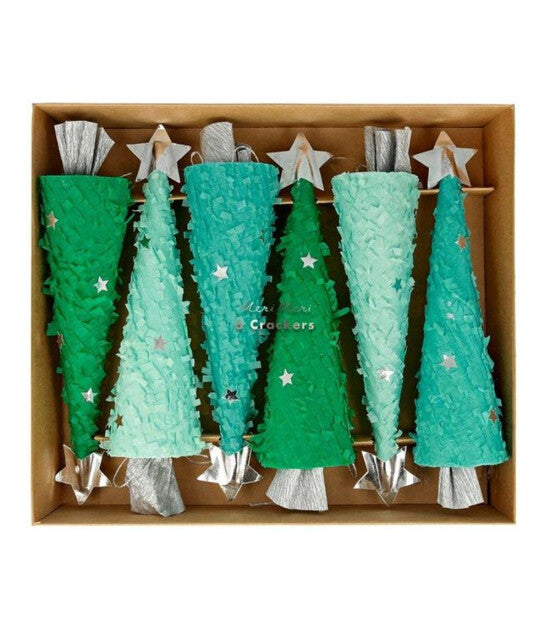 Christmas tree Crackers (set of 6)