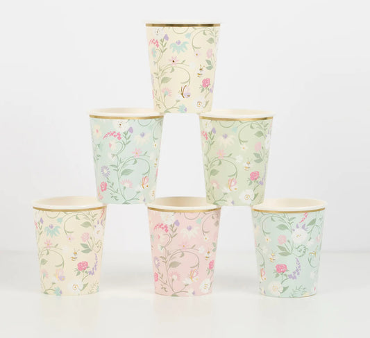 Ladurée Paris Floral Cups (x 8)