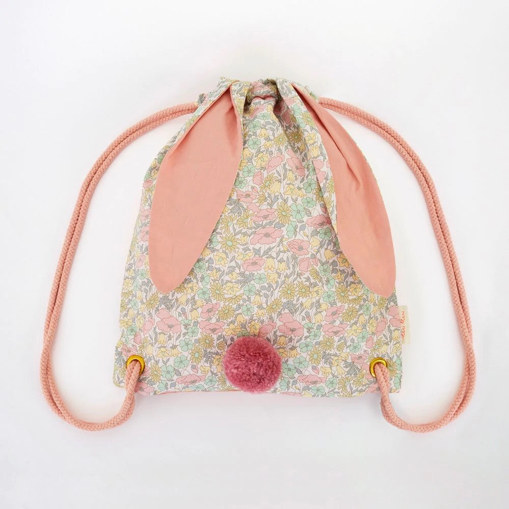 Sac à dos lapin floral 