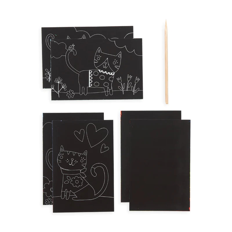 Mini Scratch & Scribble Art Kit Cutie Cats