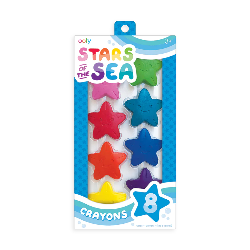 Stars of the sea - crayons set of 8