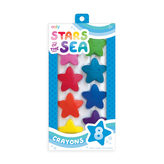 Stars of the sea - crayons set of 8