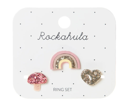 Magical Rainbow Ring Set