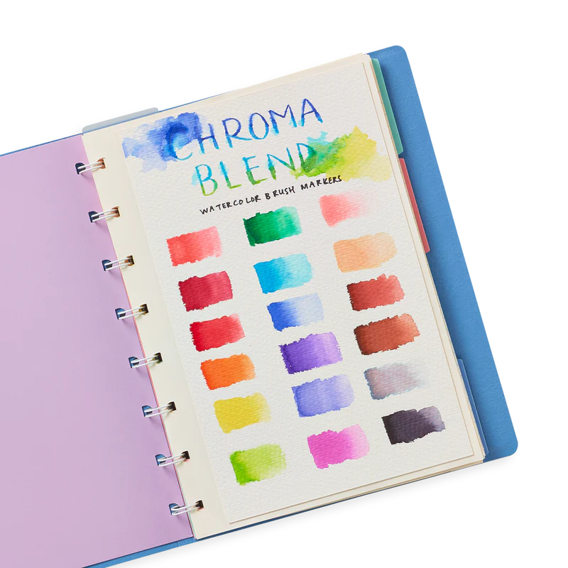 chroma blends watercolor brush markers