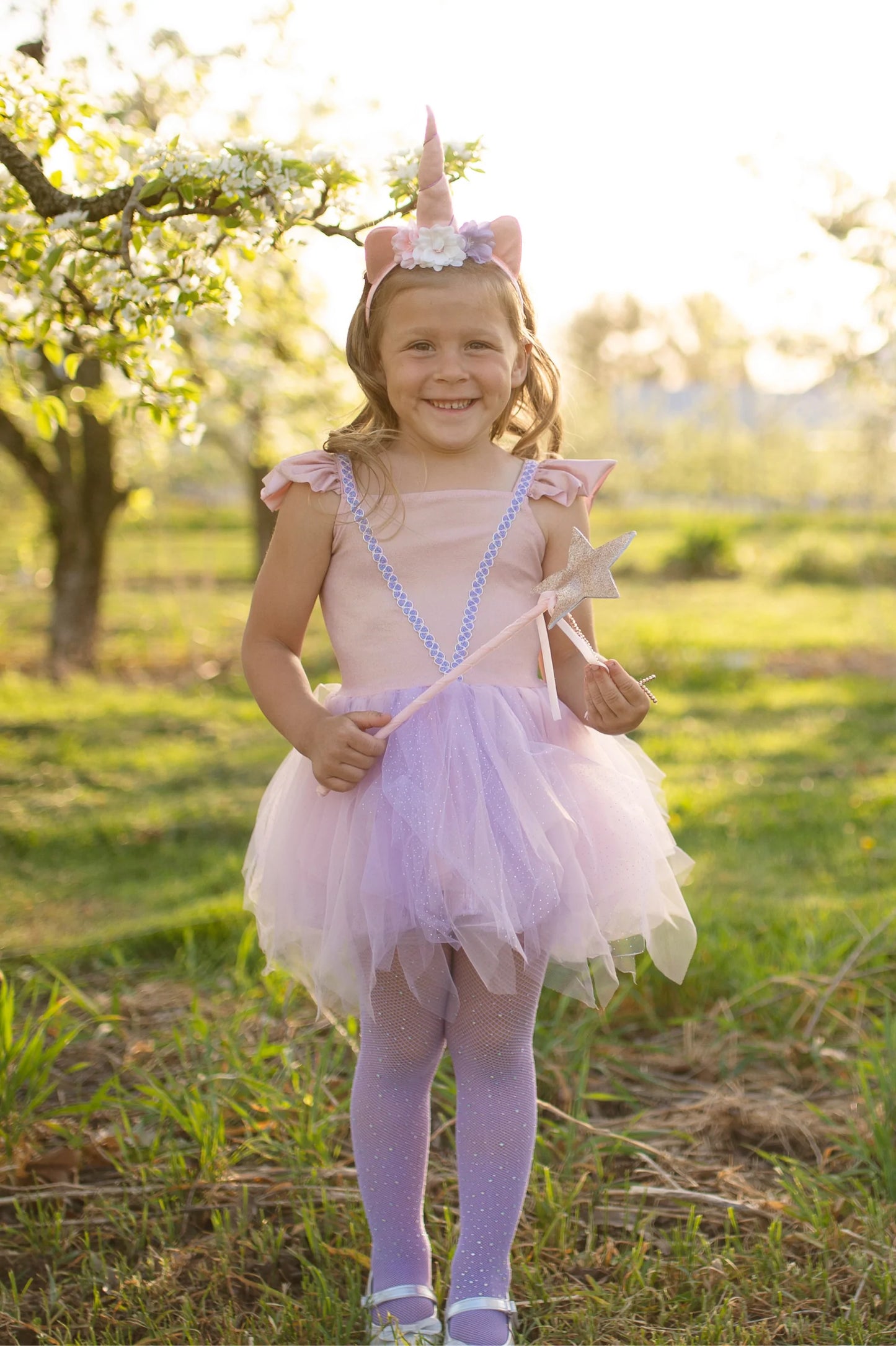 Shimmer Unicorn Dress & Headband