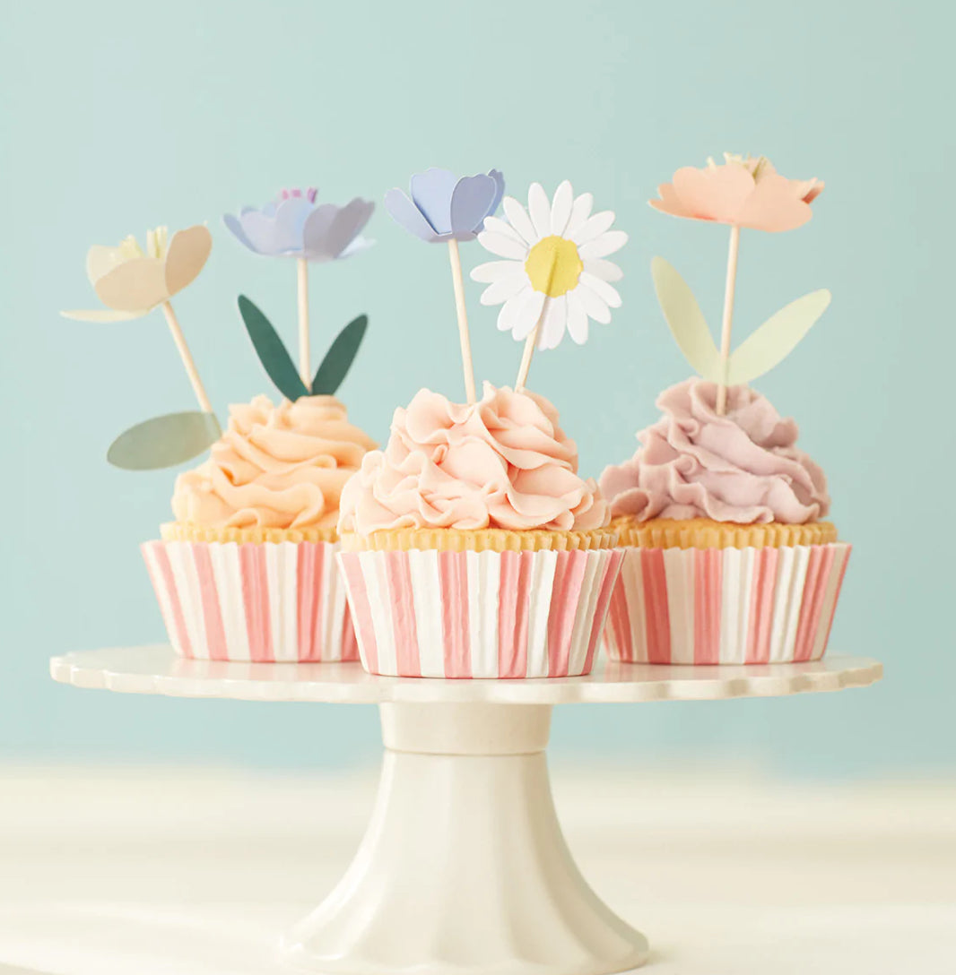 Flower Garden Cupcake Kit (x 12 toppers)