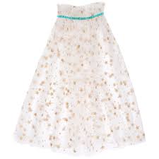 White Star Tulle Cape