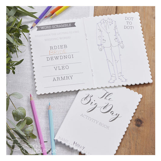 Kids Wedding Activity Book - Beautiful Botanics