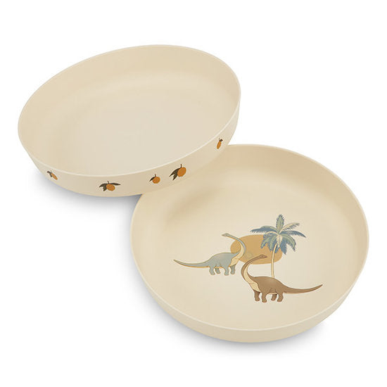 2 Pack Plate Lemon/Dino