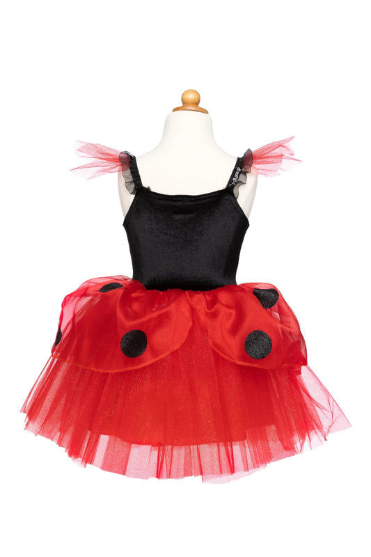 LADYBUG DRESS & HEADBAND - 5-6 yrs