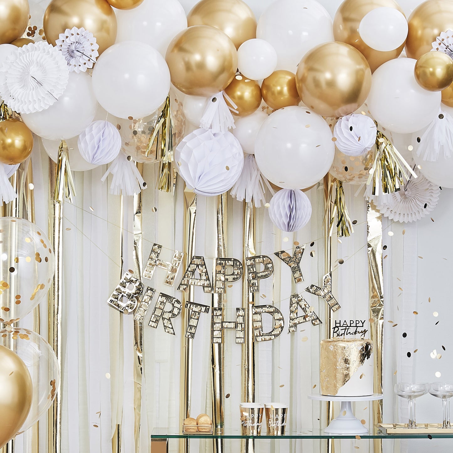 Gold Balloon Arch Kit