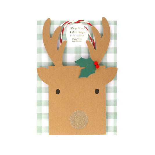 Reindeer Gift Bags (Size S)