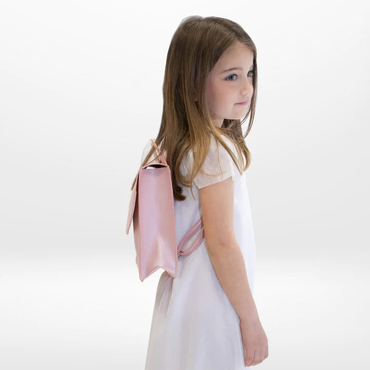 Child's bagpack - Leony cat in pink