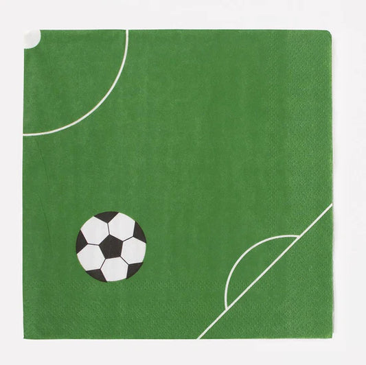 20 napkins - football