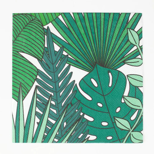 20 tropical napkins