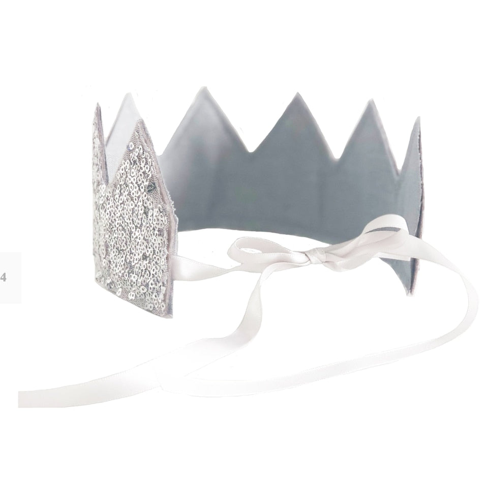 Sequin Crown, Silver