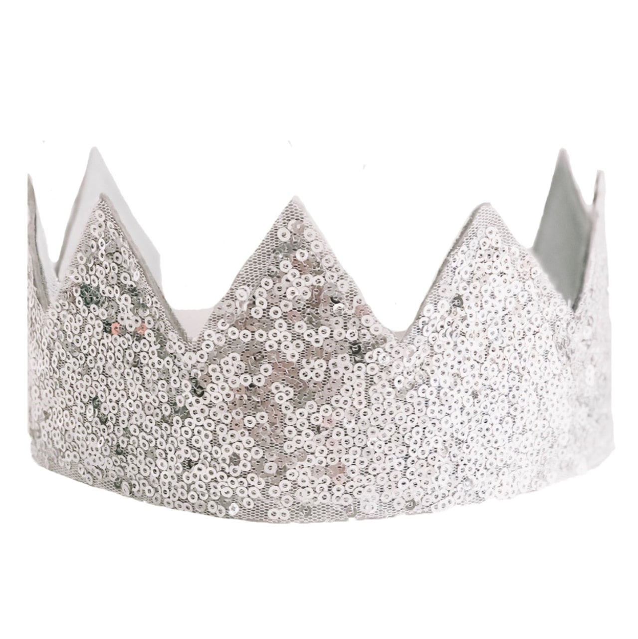 Sequin Crown, Silver