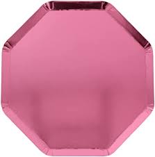 Metallic pink Side Plates