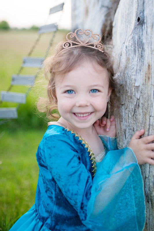 Gold glitter Tiara for girls