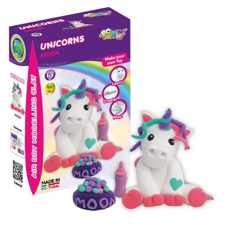 Moon - Unicorns Collection- Air Dry Modelling Clay Kit