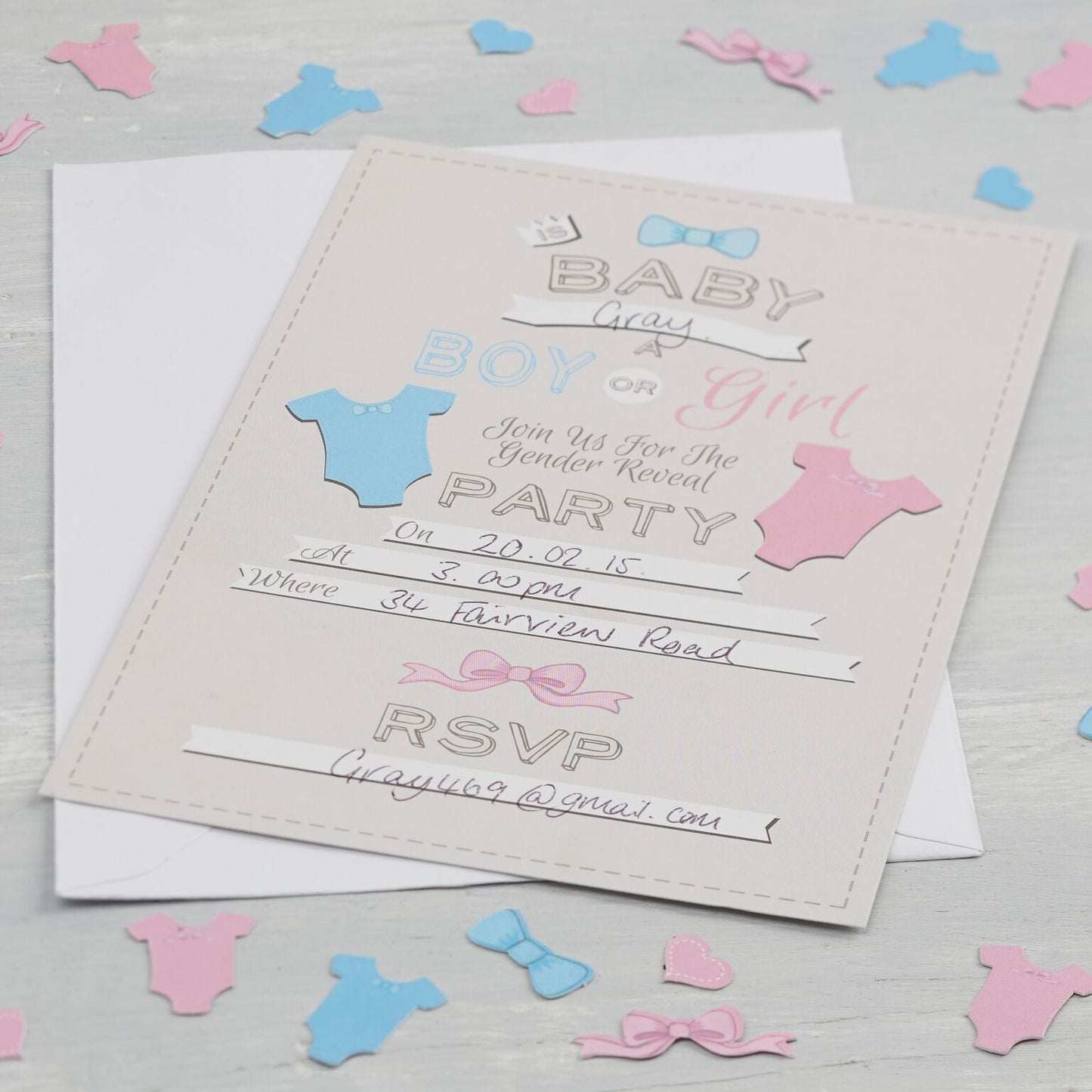 LITTLE LADY OR A MINI MISTER INVITATIONS