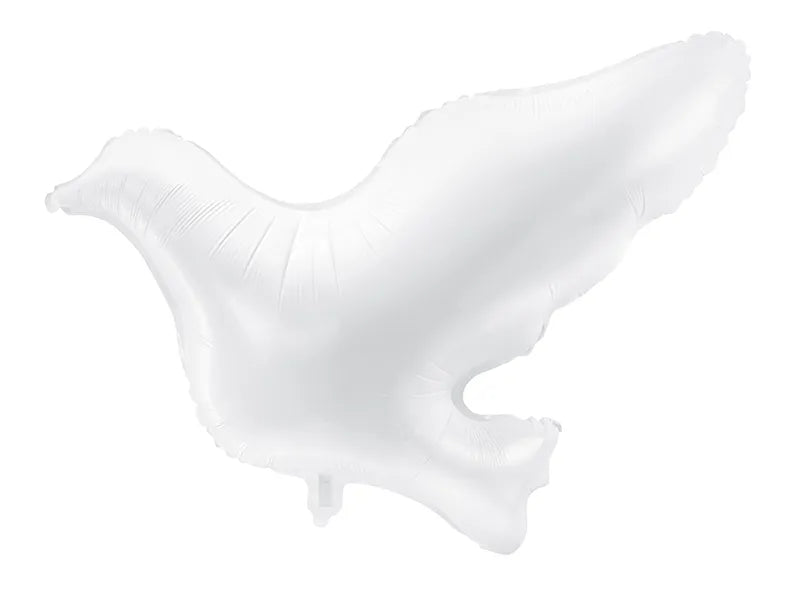 Foil Balloon Dove white