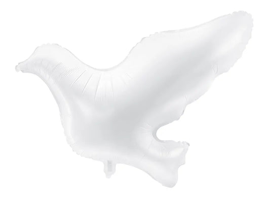 Foil Balloon Dove white